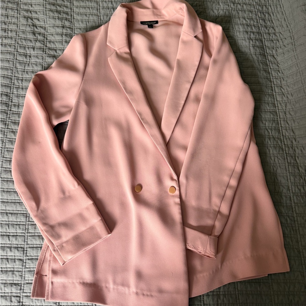 Pale pink blazer